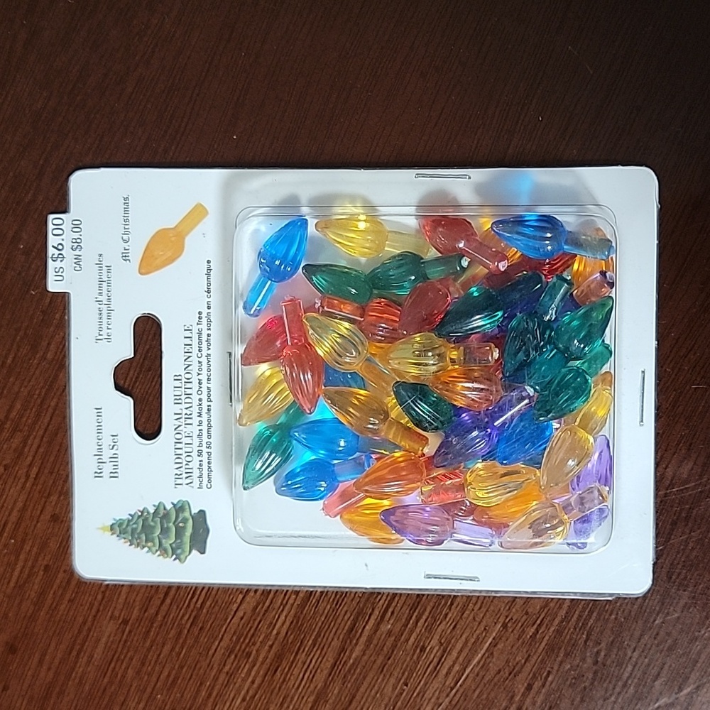 5/$15 Mr Christmas replacement bulbs